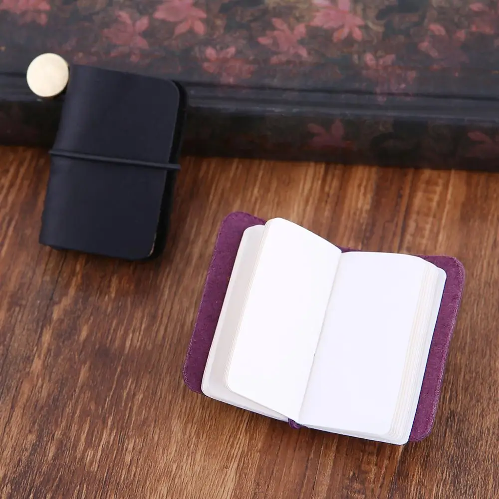 Portable Leather Travel Book Mini Journal Booklet Handmade Cover With Insert Brochure Creative Accessories Writing Gifts For Men Portable Leather Travel Book Mini Journal Booklet Handmade Cover With Insert Brochure Creative Accessories Writing Gifts For Men