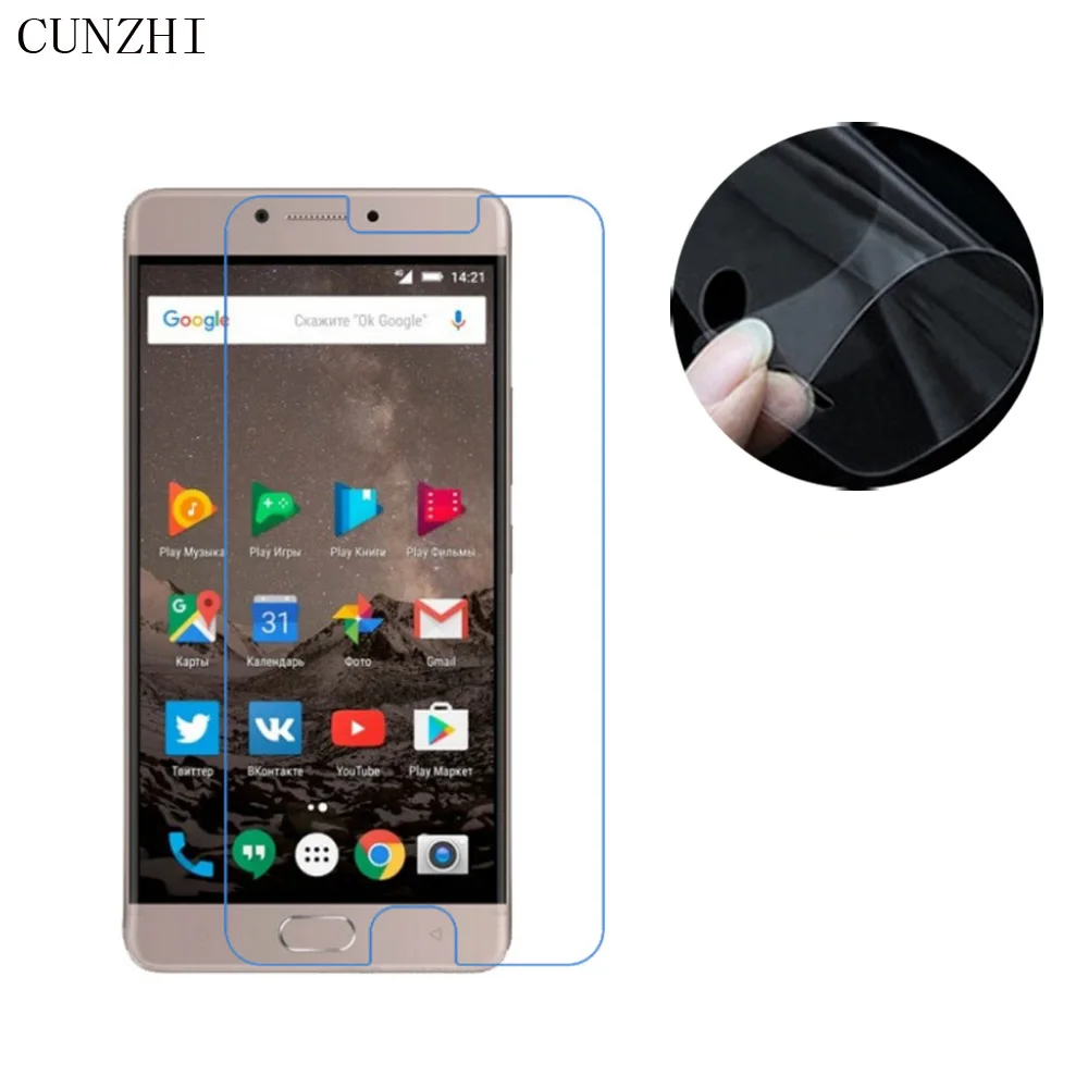 

cunzhi 5pcs High Clear LCD Ultra Slim Screen Protector Film For Highscreen Power Five Max