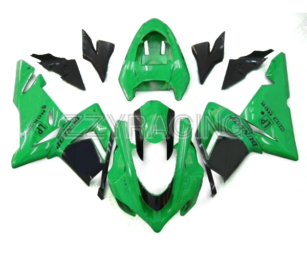 

Injection Fairings Kits for Kawasaki ZX10R 2004 2005 Year 04 05 Complete ABS Plastic Motorcycle Body Kit Green Frames Kits