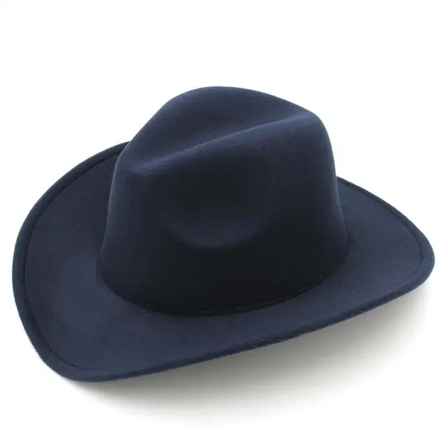 LUCKYLIANJI Kids New Cool Trilby Wool Felt Fedora Country Boy Cowboy