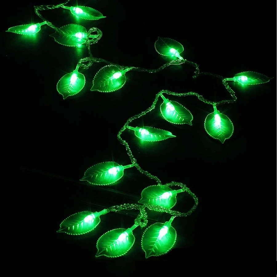 Green leaf Led String Light 8