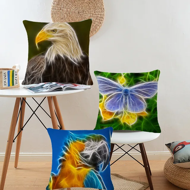 Animals Butterfly Eagle Peacock Printing Home Decorative