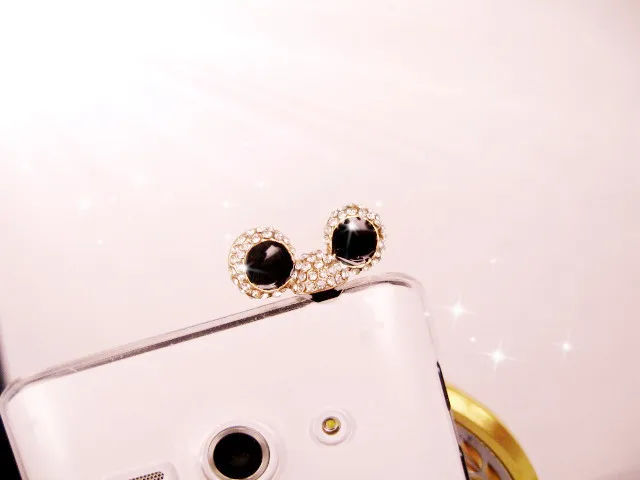 3,5 мм Милая микрофонная шляпка в виде мышки дизайн Пылезащитная заглушка крышки Аксессуары для мобильных телефонов наушники Пылезащитная заглушка такса для Iphone samsung