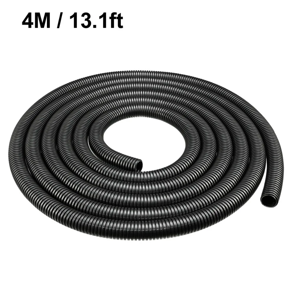 Uxcell Black 1 шт. 6/2 4/4/6 м длина 16/17/14 3/7 мм внутренний диаметр. Гибкий полипропиленовый
