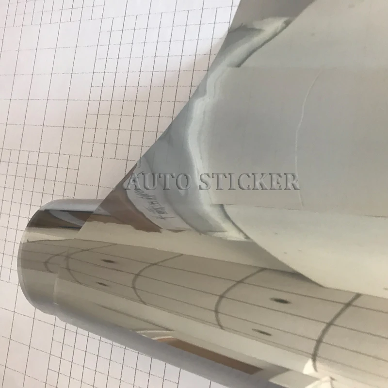 50cm*3M Car Front Window Tint Solar Protection Film Silver One Way UV Resistance Window Solar Tint For Car Home Office