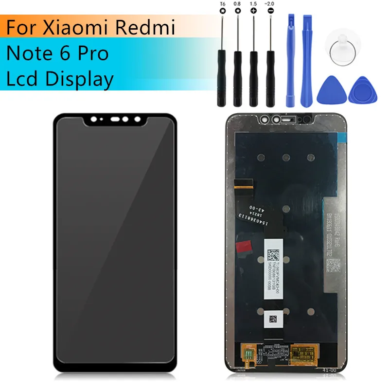 ЖК-дисплей и рамка для Xiaomi redmi note 6 Pro сменный сенсорный экран ЖК-дигитайзер в сборе