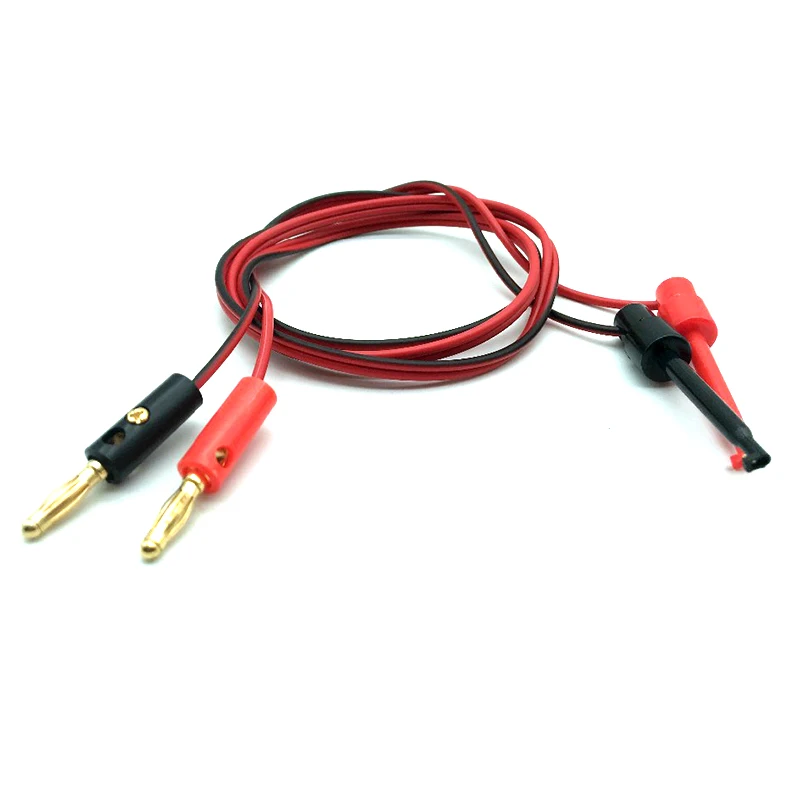 RED BLACK MULTIMETER AMMETER VOLT TEST METER CABLE PROBE PAIR LEADS 4mm PLUGS UK
