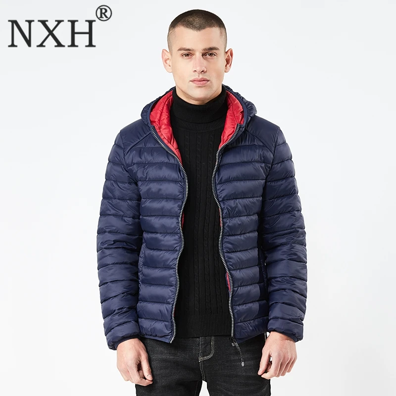 NXH 2018 chaqueta invierno para hombre parka chaqueta abrigo de invierno para hombre ropa de hombre tops Chaqueta ligera impermeable| Parkas| AliExpress