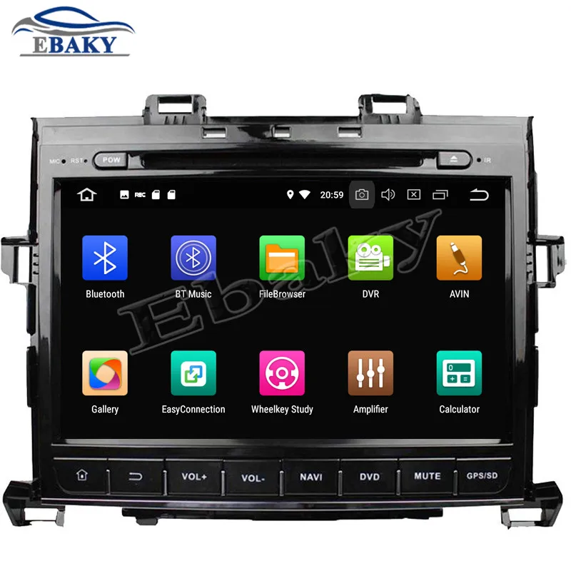 Sale NaviTopia 9inch 4GB RAM 64GB ROM Octa Core Android 9.0 Car DVD Player For Toyota Alphard 2007 2008 2009 2010 2011 2012 2013 1