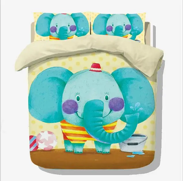 line kopen Wholesale olifant dekbed set uit China wholesale elephant forter set