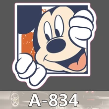 A-834 Mickey Wasserdicht Mode Kühle DIY Aufkleber Für Laptop Gepäck Skateboard Kühlschrank Auto Graffiti Cartoon Aufkleber