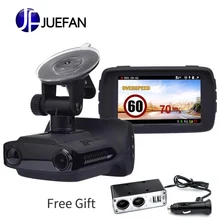 JUEFAN car dvr camera radar detectors dash camera video recorder HD 1296P Russian radar detector alarm