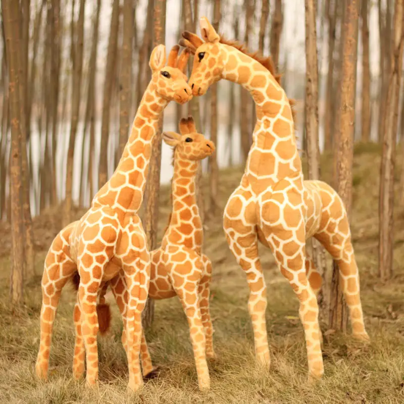 large standing giraffe toy