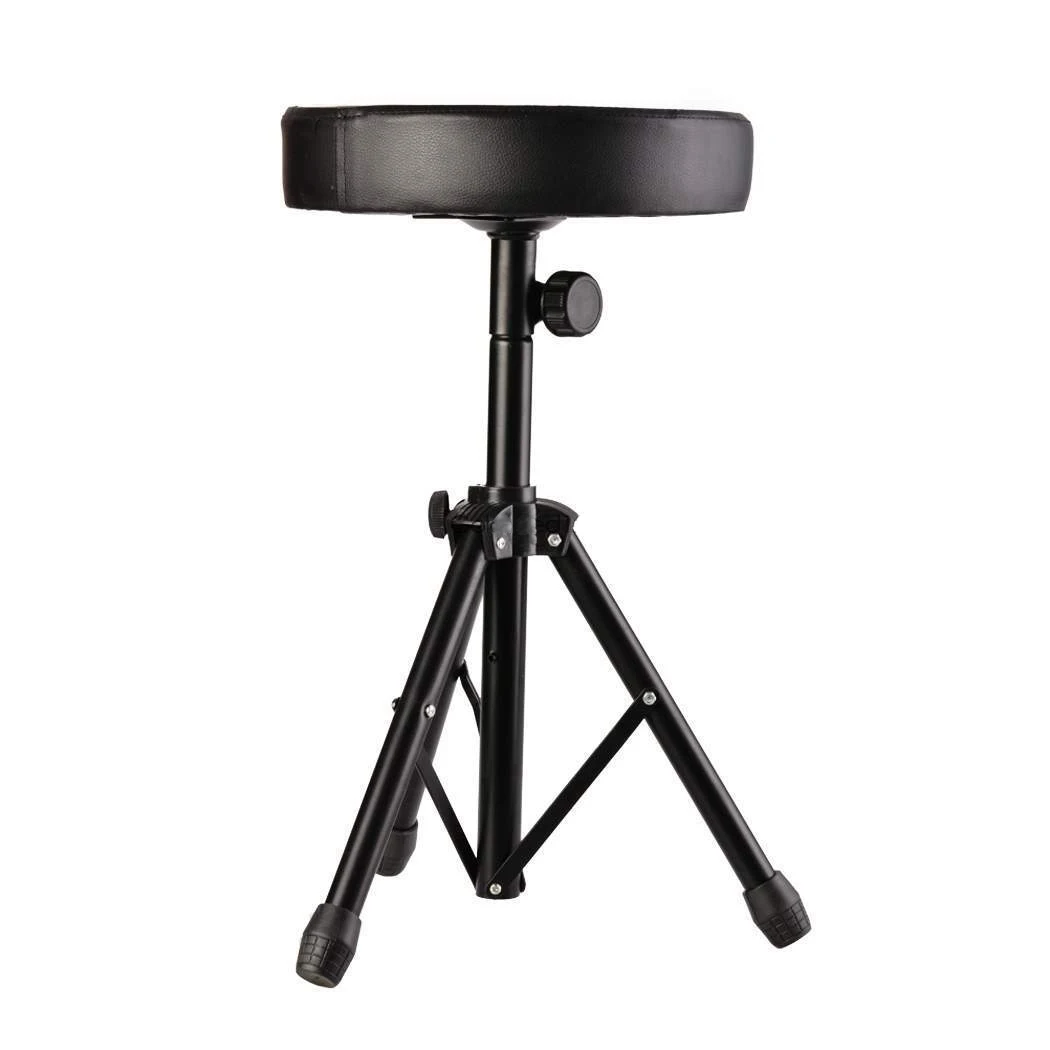 

Professional Padded Drum Throne Seat Stool Stand Drumming Adjustable Chair