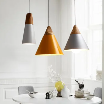 

Nordic chandelier bar desk lamp bedroom bedside lamp creative personality Cafe Restaurant simple single-head chandelier
