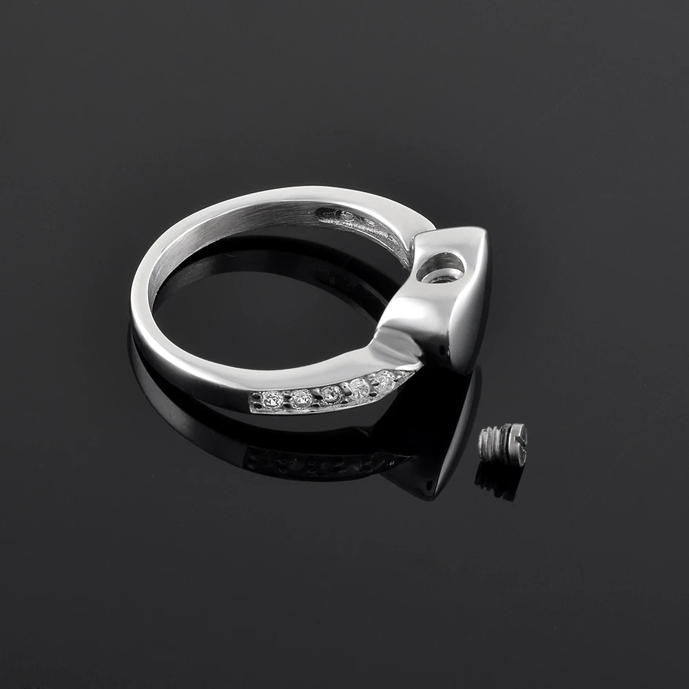 316L Stainless Steel Cremation Ashes Urn Ring Memorial Women Accessories Jewelry Urn Ring for 316L Stainless Steel Cremation Ashes Urn Ring Memorial Women Accessories Jewelry Urn Ring for