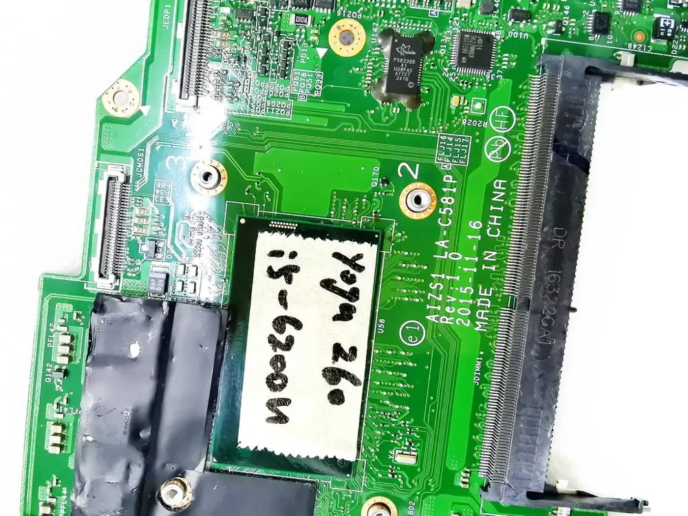 discounted  Original for Lenovo YOGA 260 laptop motherboard YOGA 260 I5-6200U AIZS1 LA-C581P tested good free s