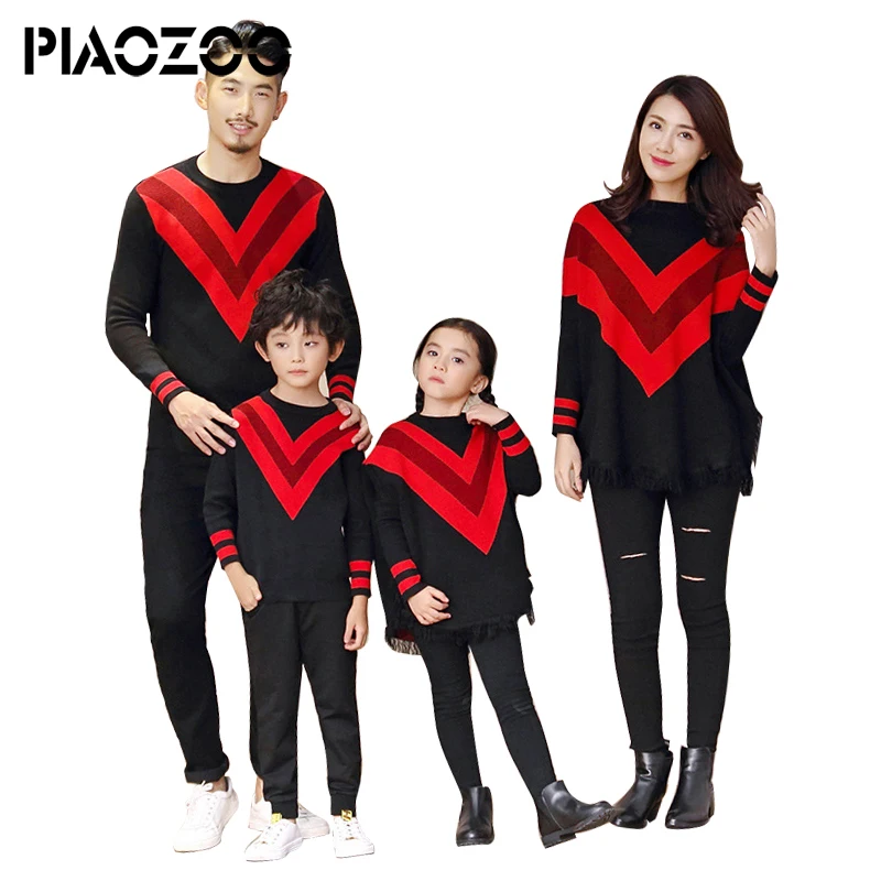 

Family look christmas sweaters mommy and son matching outfit daddys girl big sister little sister matching set party costume P20