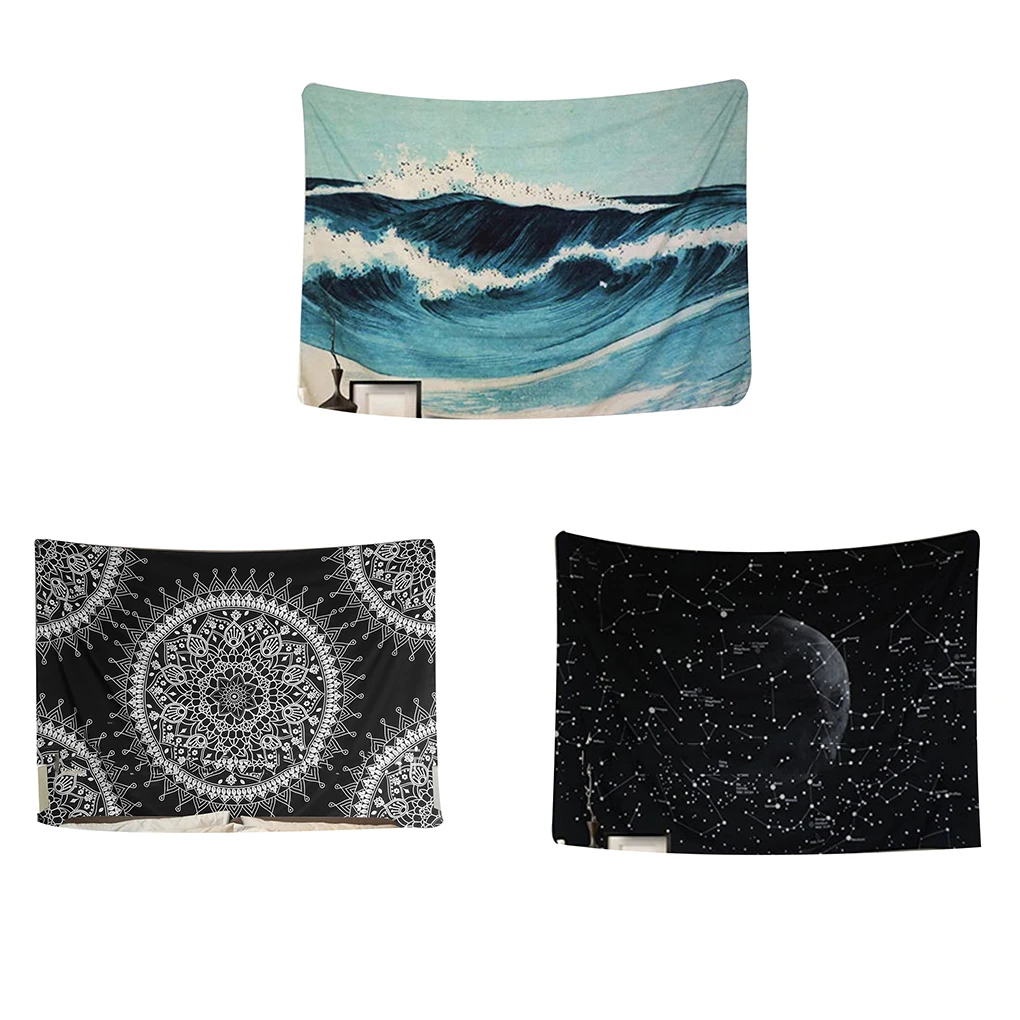 

2019 NEW Simple Style Wall Hanging Tapestry Home Office Decorative Bohemia Table Cloth Comfortable Polyester Tapestry