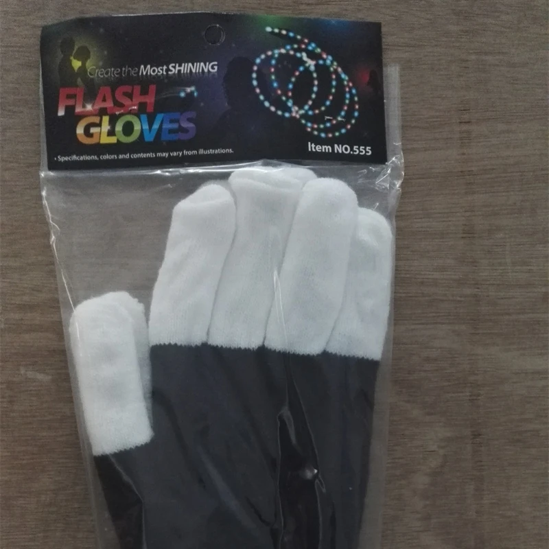 KLV/Перчатки со светящимися пальцами светодио дный теплые перчатки для Lightshow танец Хэллоуин Рождественский подарок