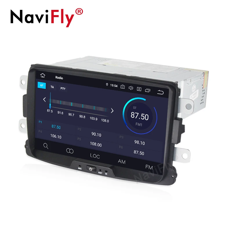 Best NaviFly PX30 Android 9.0 IPS+DSP car multimedia player GPS Navigator Radio For Dacia Duster Logan Sandero radio stereo head unit 5