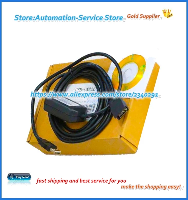 

New original FOR CS CJ CQM1H CPM2C series PLC USB-CN226 CS1W-CN226 USB version cable
