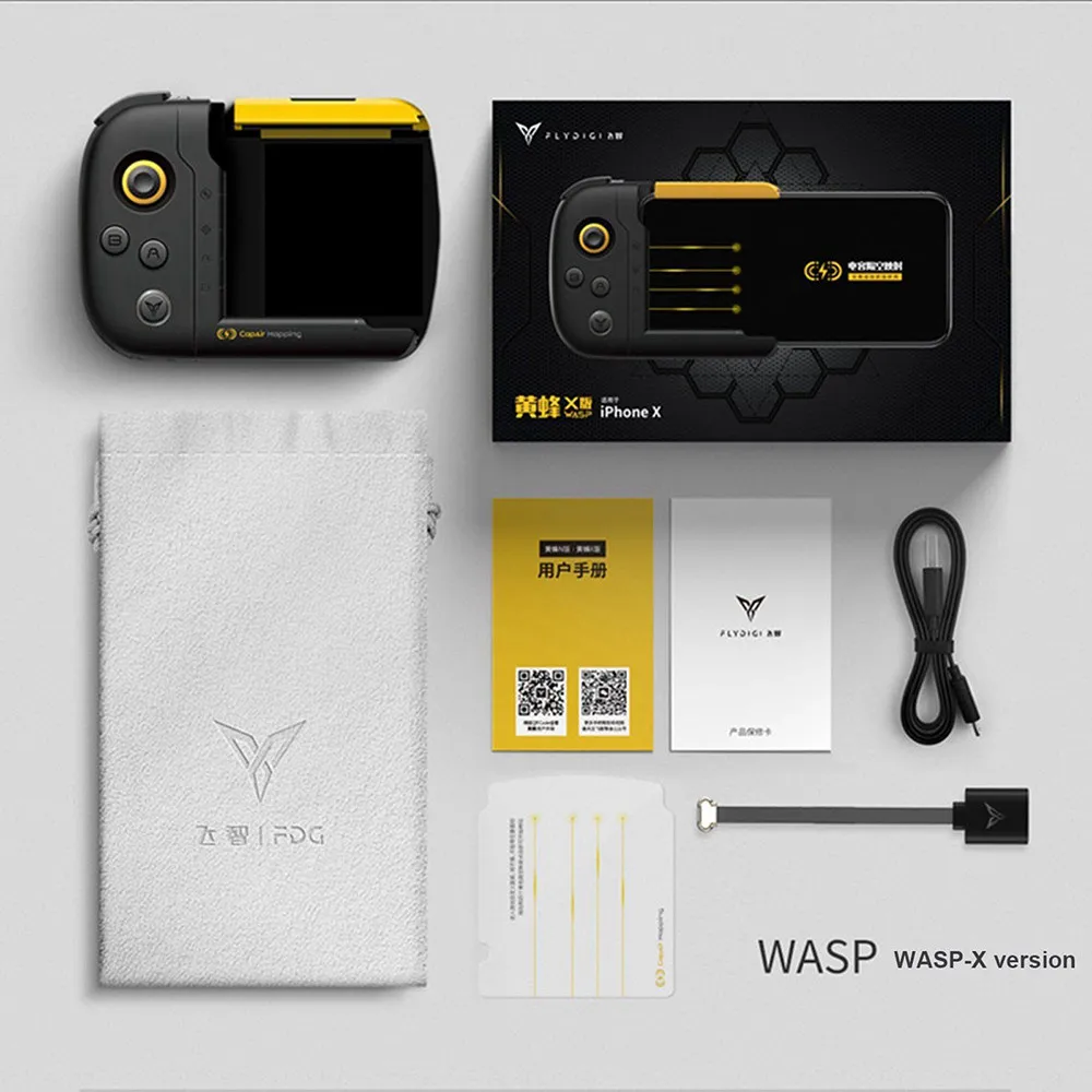 WASP-X версия Одноручный игровой джойстик Android для iPhone X/Xs Max/R для iPhone XS/X 8 Plus для samsung S9 S8 note 8