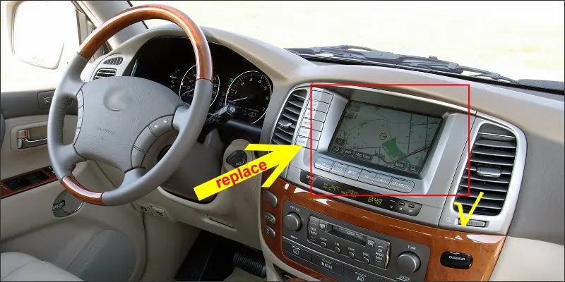 Liislee автомобильный Android gps навигационная система для Toyota Land Cruiser 100/для Lexus LX 470-Радио стерео Мультимедиа без DVD плеера