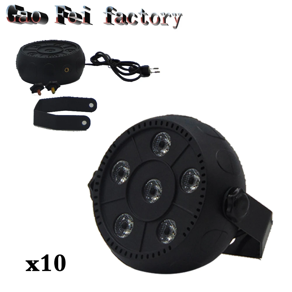 

10xlot 6x6W LED PAR light party lights RGBW DJ Equipments Led beam disco club ktv LED Stage Effect Lighting par LED WASH