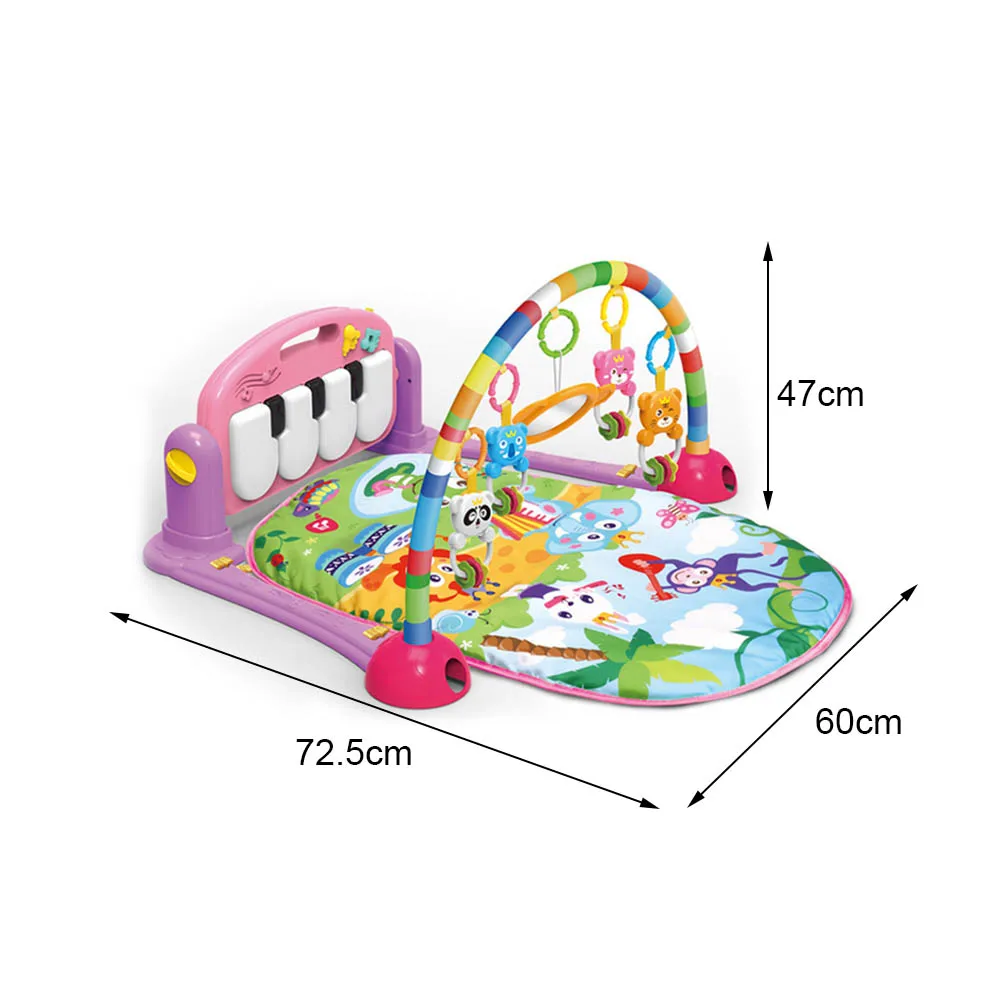 3 в 1 детям для фитнеса стойки коврик развивающие игрушки для детей музыкальный игровой коврик с пианино indoor ковер для детей