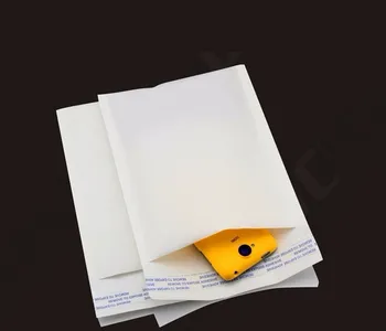 

11*15cm white MAILERS PADDED MAILING BAG,Padded Kraft paper white Bubble Envelope