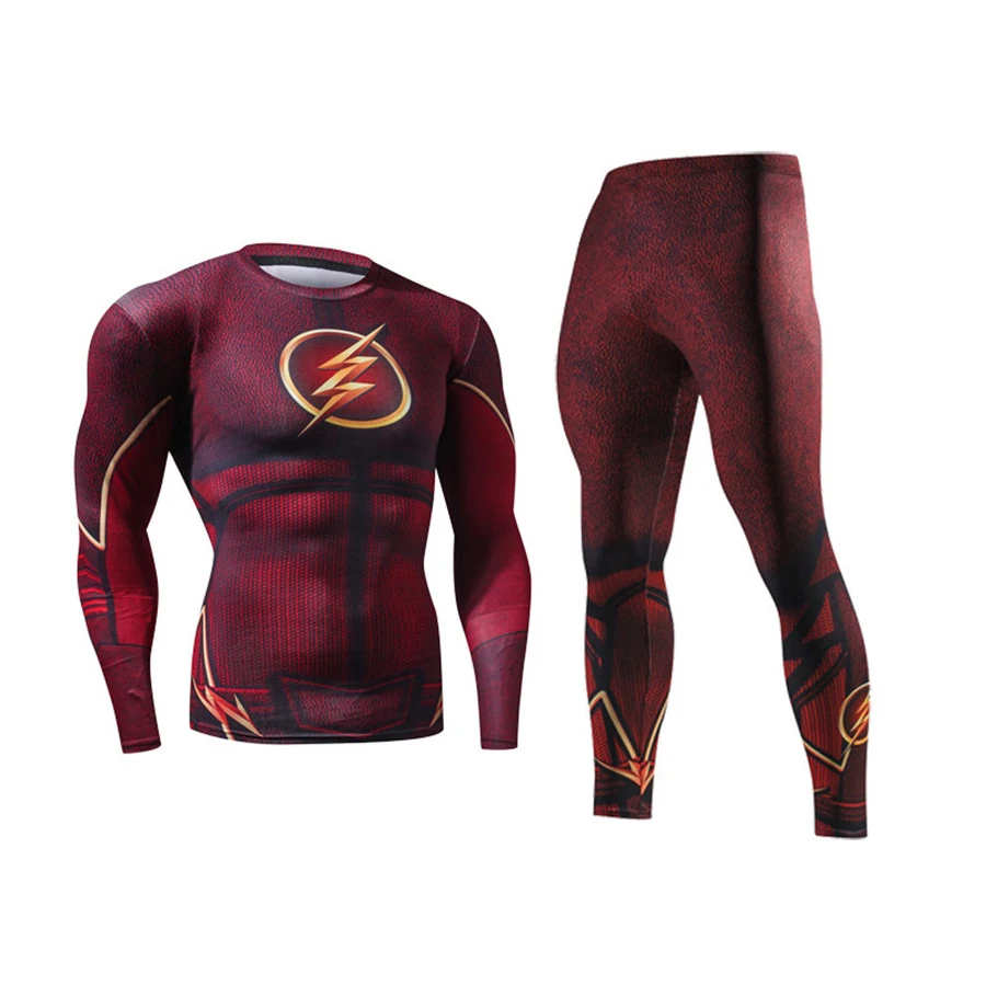 

Ufc Men's Suit Pants Batman Flash t-Shirt Long Sleeve Clothing Rashguard Sportswear Joggers Mma Boxe TShirt Bjj Muay Thai Fight