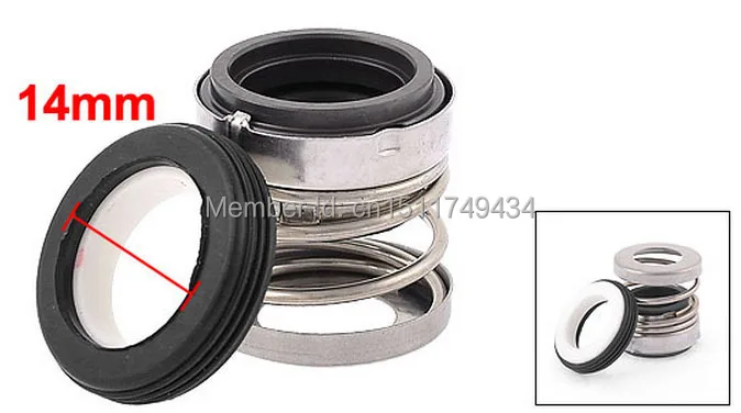 

560-14 14mm Inner Diameter Single Coil Spring Bellows Mechanical Seal 2pcs