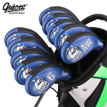

NEW Beast Mode Golf Irons Headcovers Zipper Golf Iron Cover Set #3-9PAS Embroidery Design Zipper Series For Men Women