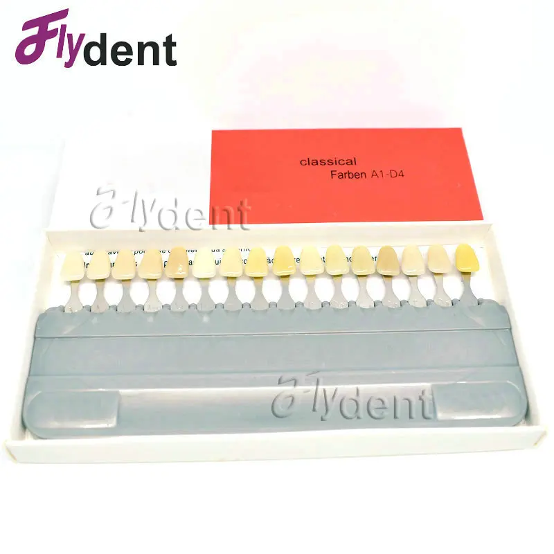 СТОМАТОЛОГИЧЕСКАЯ ВИТА классическое Пан farben A1-D4 материал Вита цвет зуба модель стоматологический инструмент