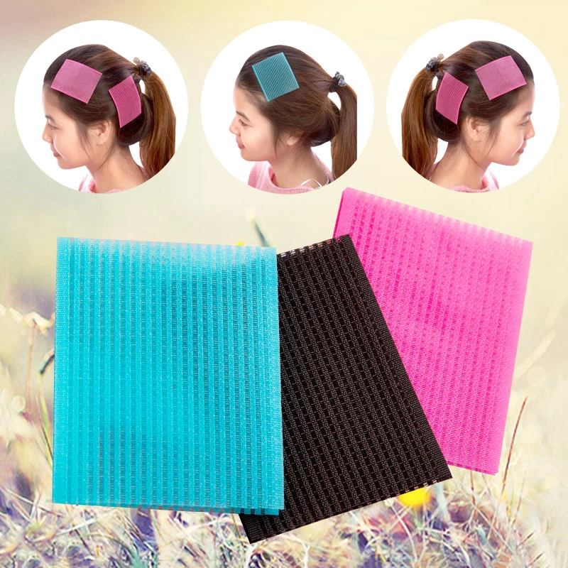 

TINSAI New 1lot Fashion Hair Magic Bangs Paste Hair Clip Korean Style Women Girl Hair Combs Hair Ornaments Accessories