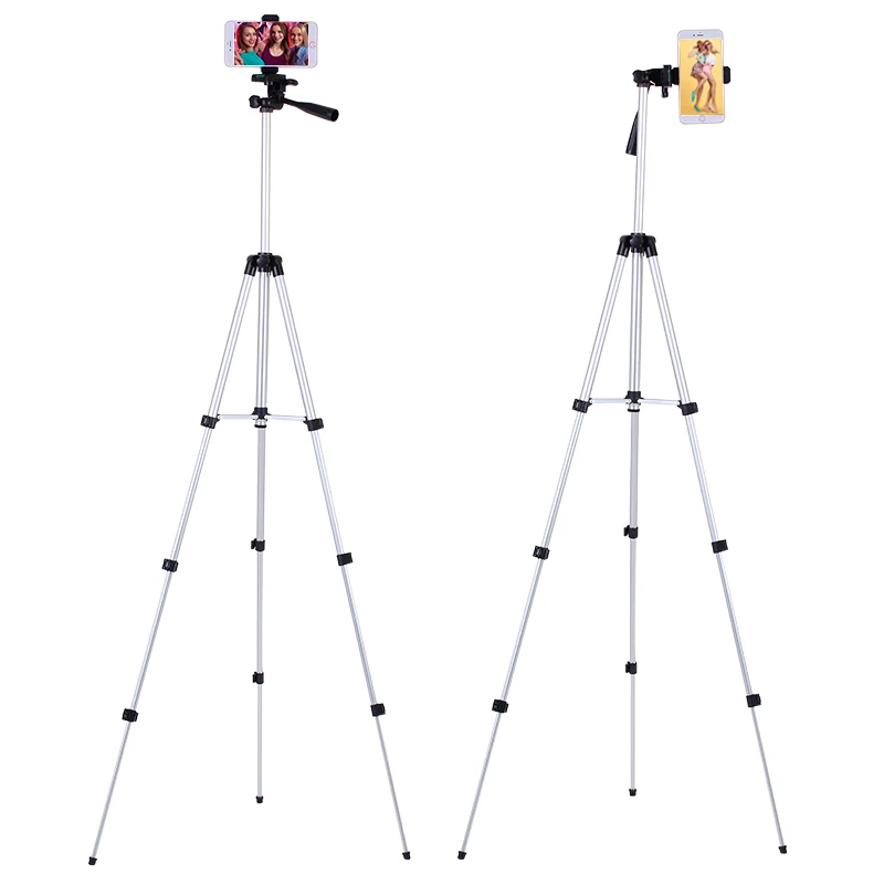 Aluminum Alloy Camera Tripod with Rocker Arm for Canon Nikon Sony DSLR