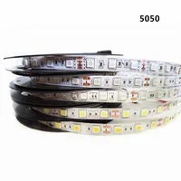 1 м-5 м SMD 2835 5630 5050 не Водонепроницаемый RGB Светодиодные ленты 60 светодио дный s/M DC12V гибкие светодио дный строка света лента украшения дома лампа