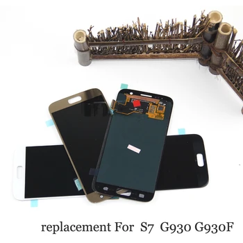 

S7 G930 Super AMOLED For Samsung Galaxy S7 G930 G9300 G930F G930A LCD Display With Touch Screen Digitizer Assembly