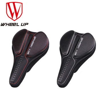 

Bicycle Road Bike WHEEL UP GEL Cushion Comfortable Lycra Cover Sponge Saddle MTB Mountain Soft Pads Front Silicone