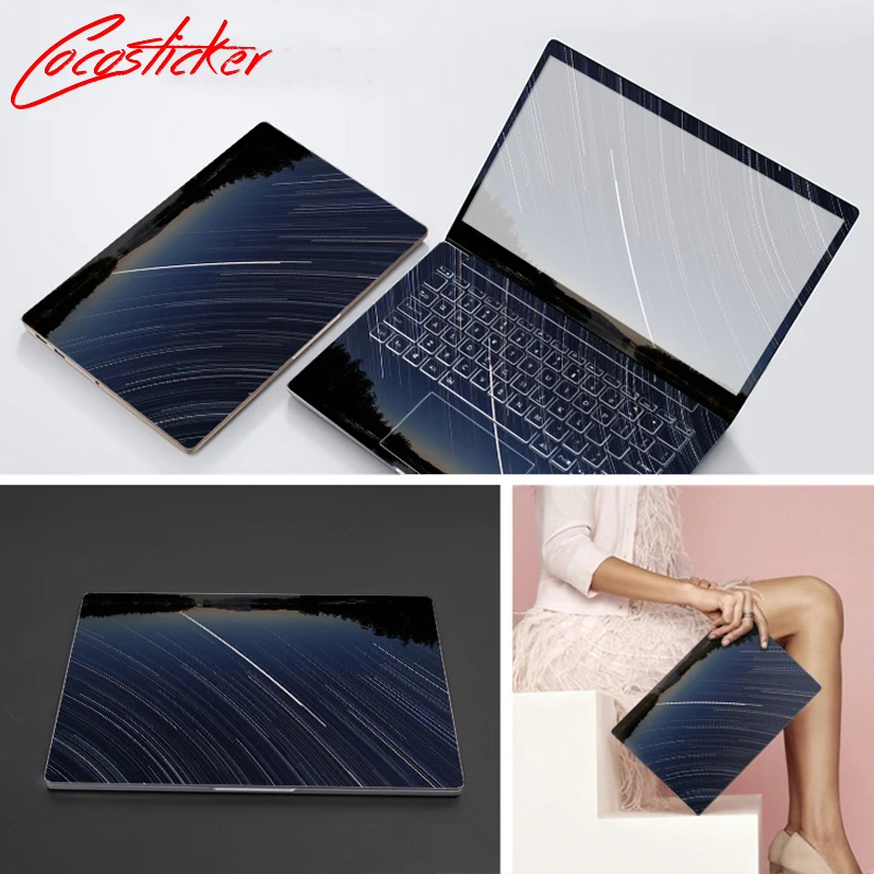 Laptop Stickers Skin For Asus Series Model All Cover Vinyl Laptop Skin Free Cutting ABC Sides+Keys+Key Interstice Print Stickers