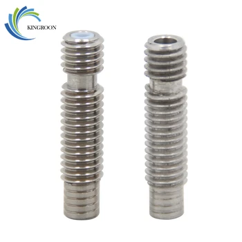 

5pcs Stainless Steel Throat V6 M6 Thread Short Distance 1.75mm 3mm Filament Extruder 3D Printers Parts Tube Full Metal Throat