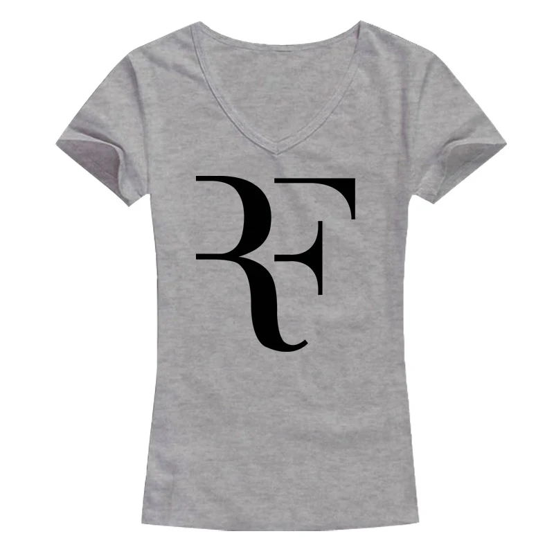 Fashion Roger Federer Print Women's T Shirt Short Sleeve ...