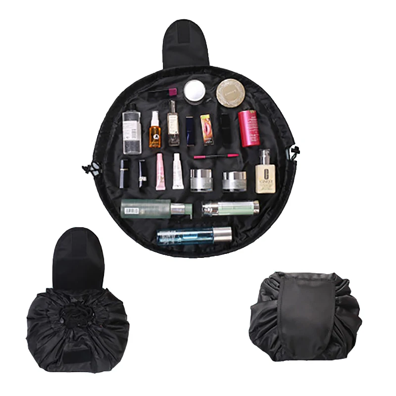 

1 PC Drawstring Portable Cosmetic Bag Multi-function Large Capacity use for Travel Storage Cosmetics and Clothing