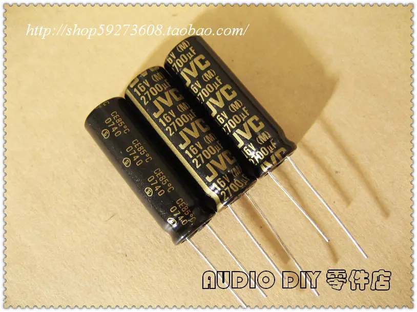 Горячая Распродажа 30 шт./50 шт. ELNA черного и золотого цвета(JVC пользовательскими продуктами) 2700 мкФ/16 V электролитические конденсаторы для аудио
