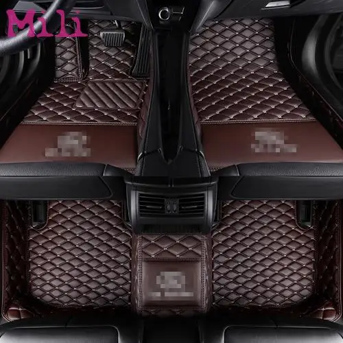 

Car Floor Mats For Toyota logo Land Cruiser Prado 120 150 2002-2019 2008 2010 2017 2012 Leather Floor Interior Accessories