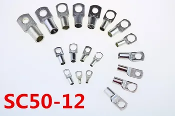 

10pcs/Lot SC 50-12 50mm2 12mm Bolt Hole Tinned Copper Cable lugs Battery Terminals Brand New