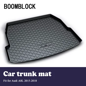 

BOOMBLOCK Car Special Trunk Floor Foot Mat Pad Non-slip Dustproof Interior Accessories For Audi A8L 2018 2017-2015