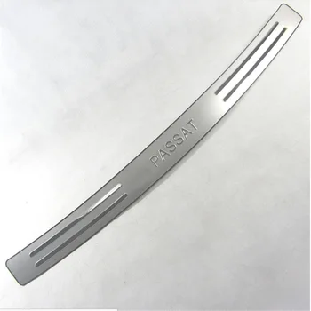 

For Volkswagen Passat B7 2011-2014 Stainless Steel Rear Bumper Protector Sill Trunk Guard Cover Trim Car styling