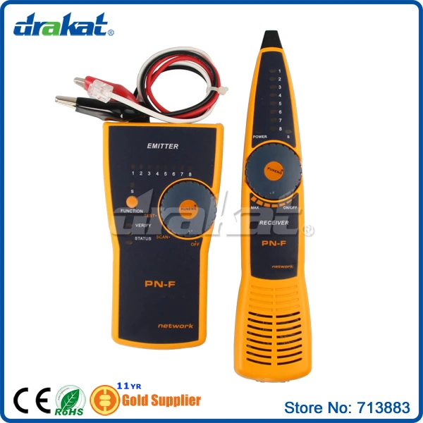 Electric Cable Tracker Tester tone for RJ45 RJ11 connector